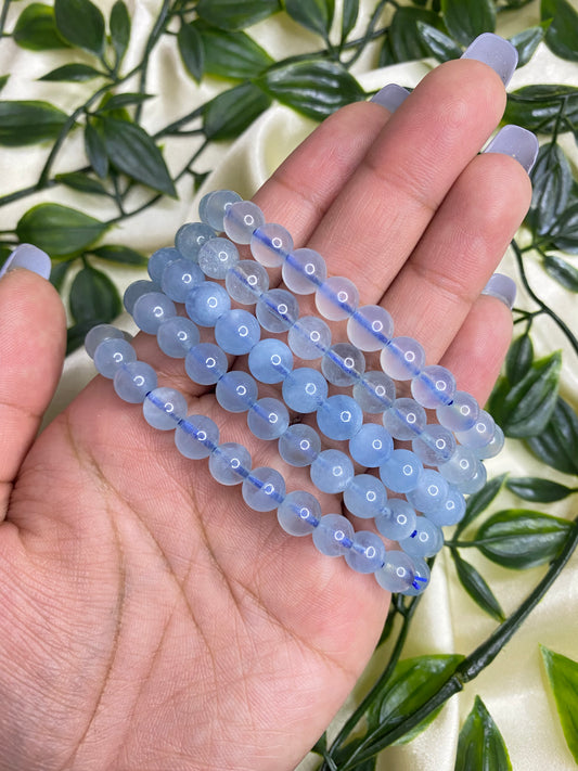 Aquamarine Beaded Bracelets