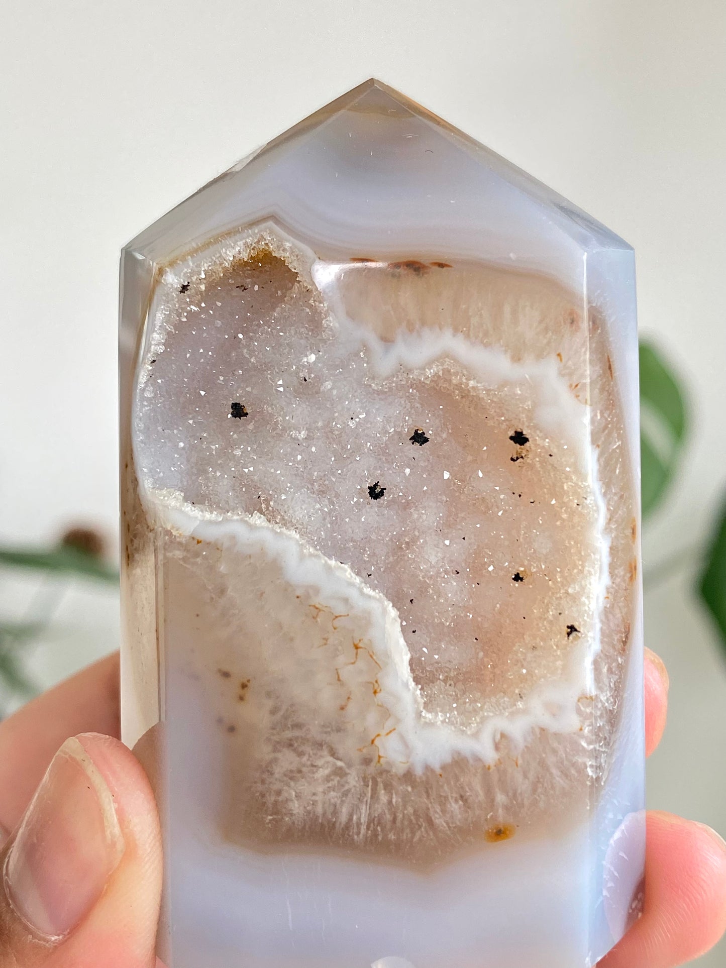 Druzy Agate Tower COMET