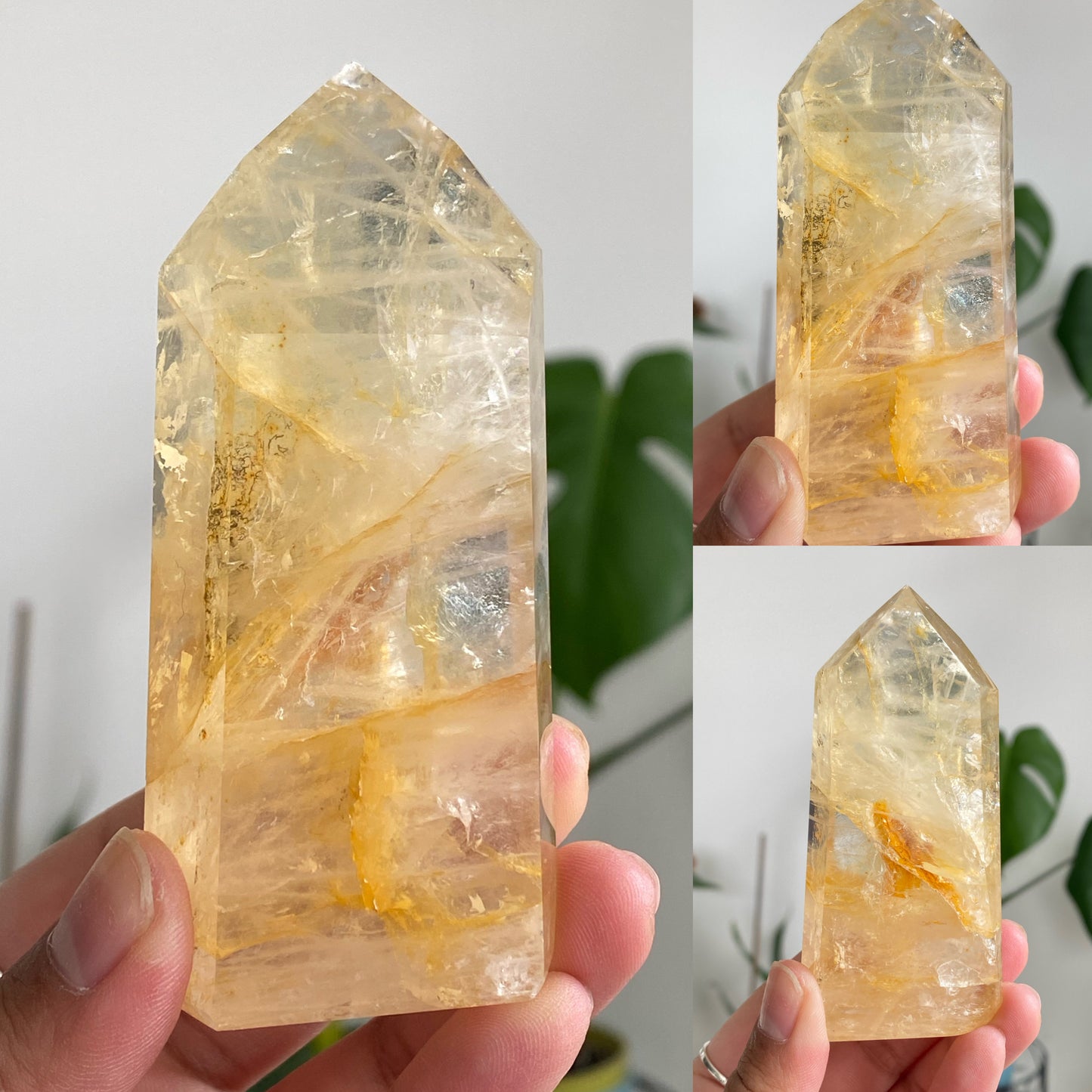 Golden Healer Quartz Towers