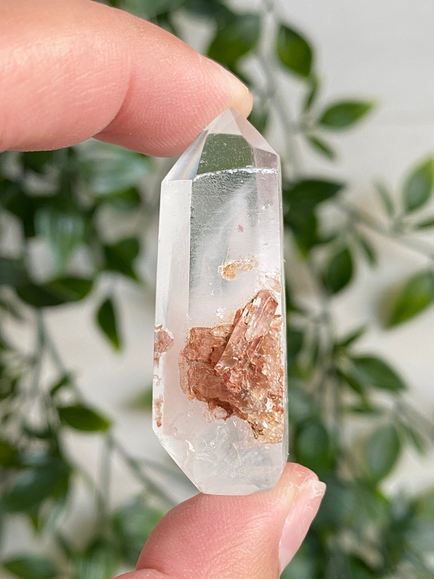 Grey Amphibole Quartz Baby Towers (Angel Phantom Quartz)