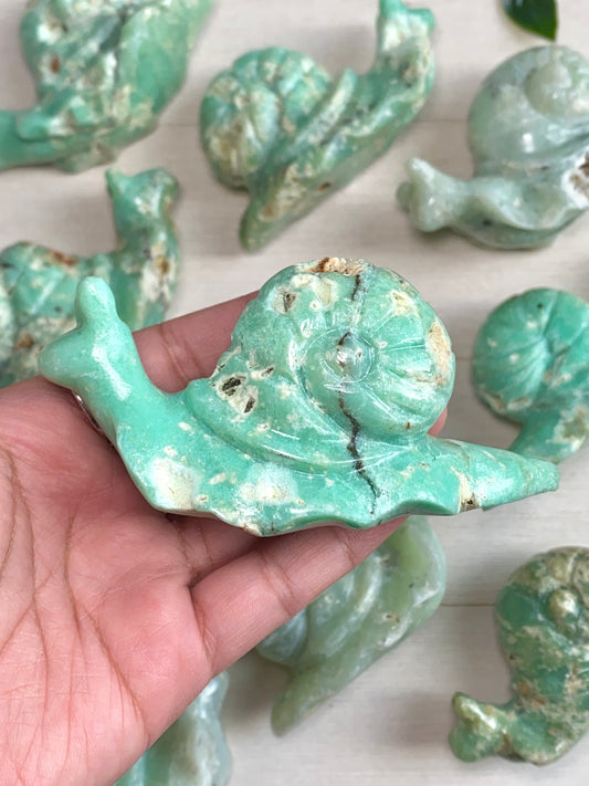 Chrysoprase Snails