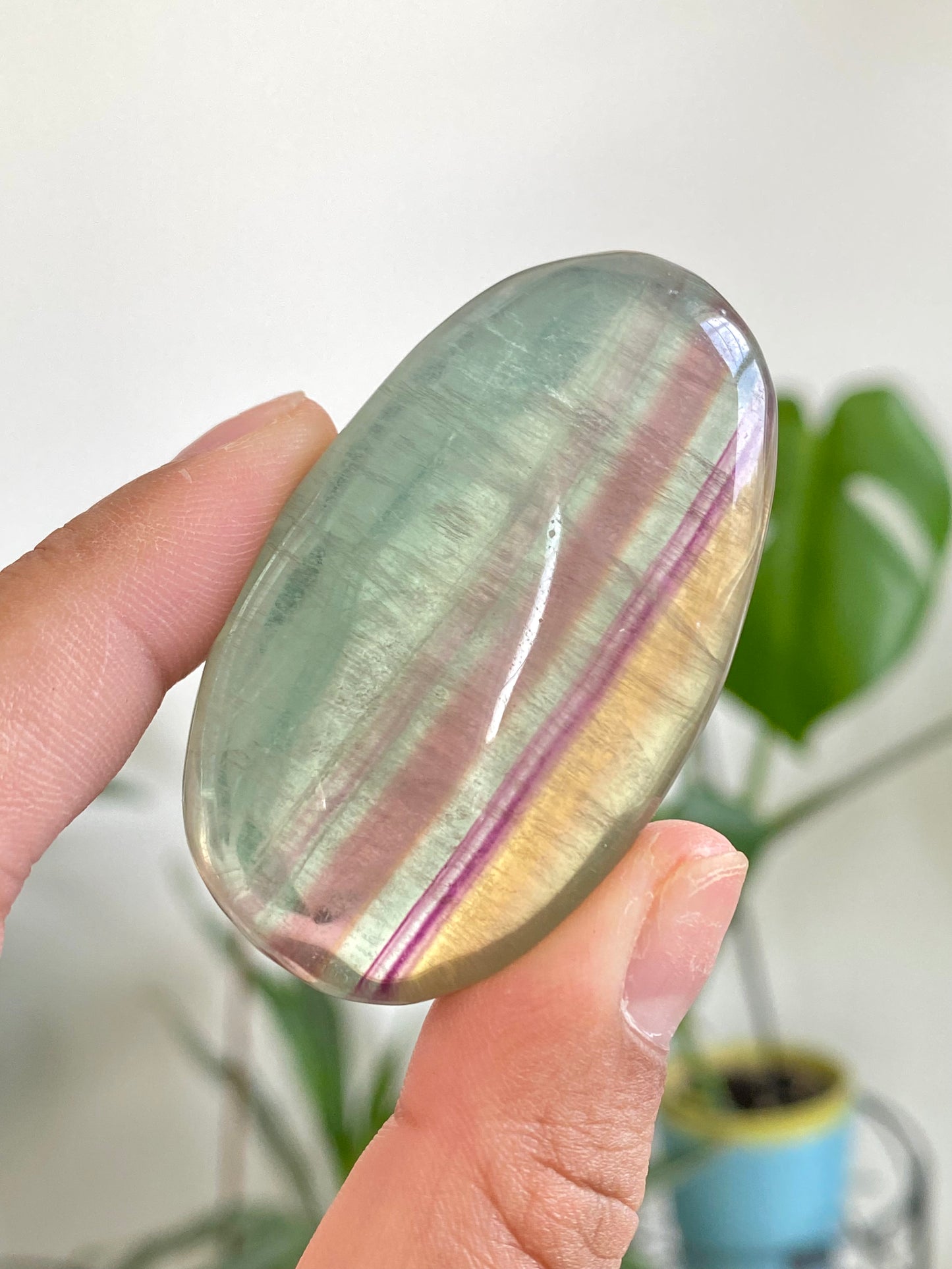 Candy Fluorite Palm Stones