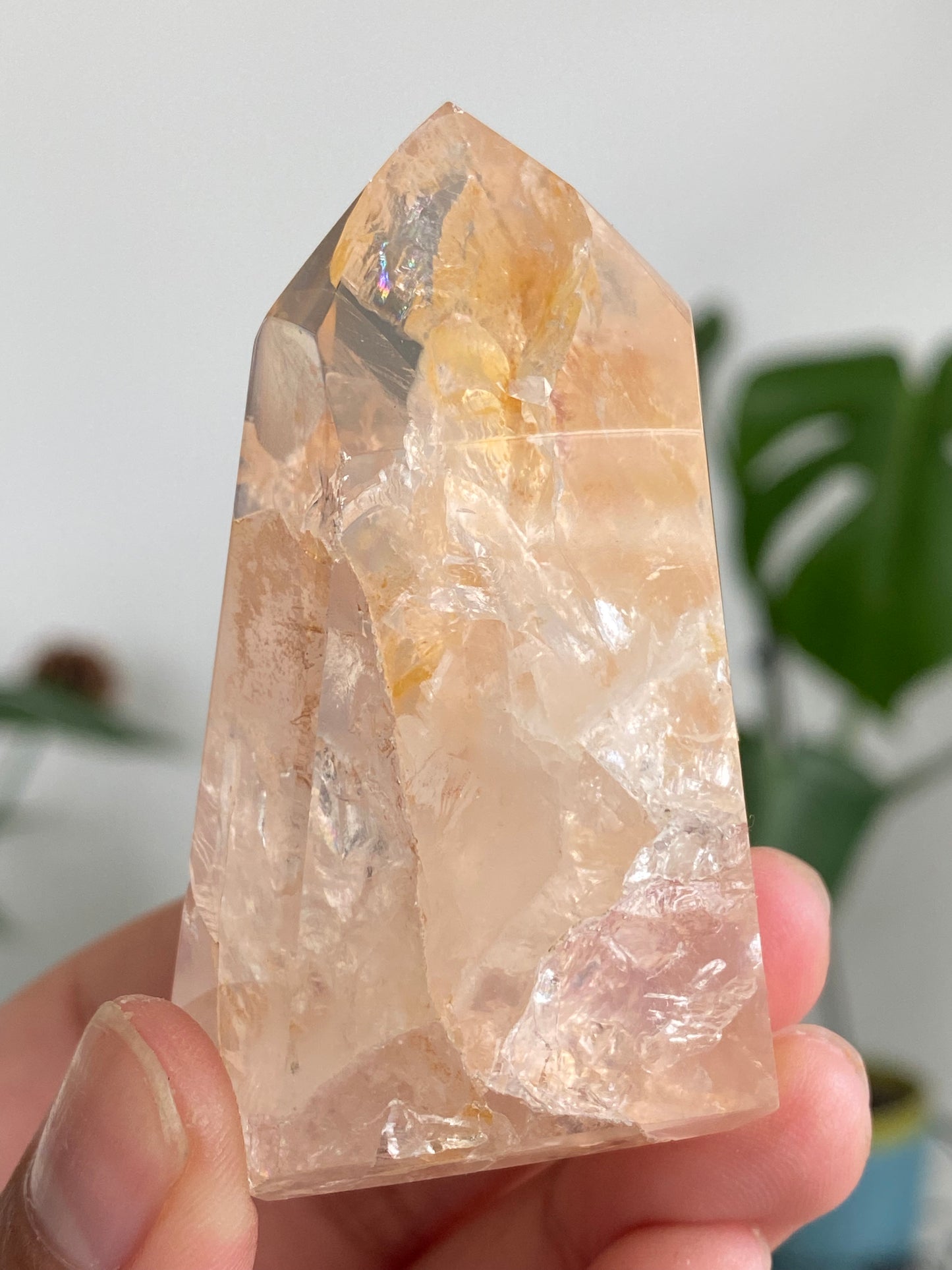 Rose Quartz x Golden Healer Quartz Towers