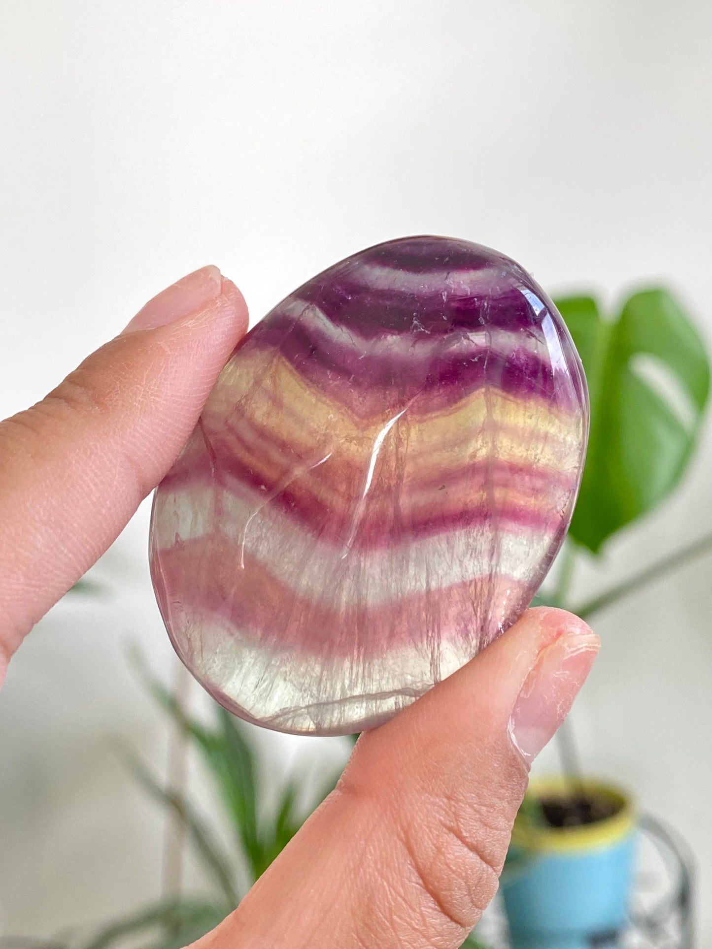 Candy Fluorite Palm Stones