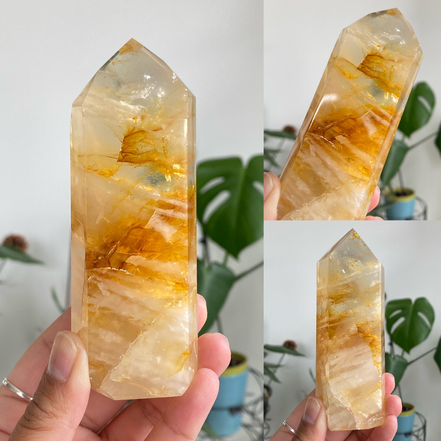 Golden Healer Quartz Towers