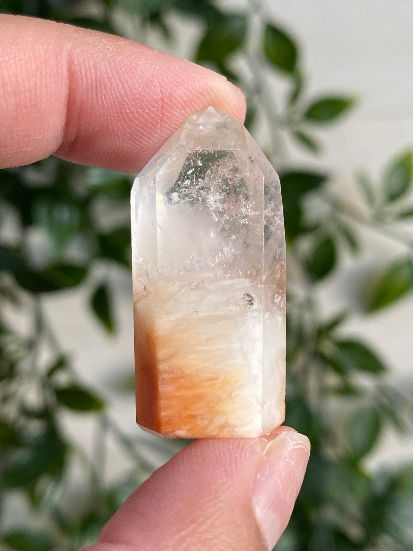 Grey Amphibole Quartz Baby Towers (Angel Phantom Quartz)