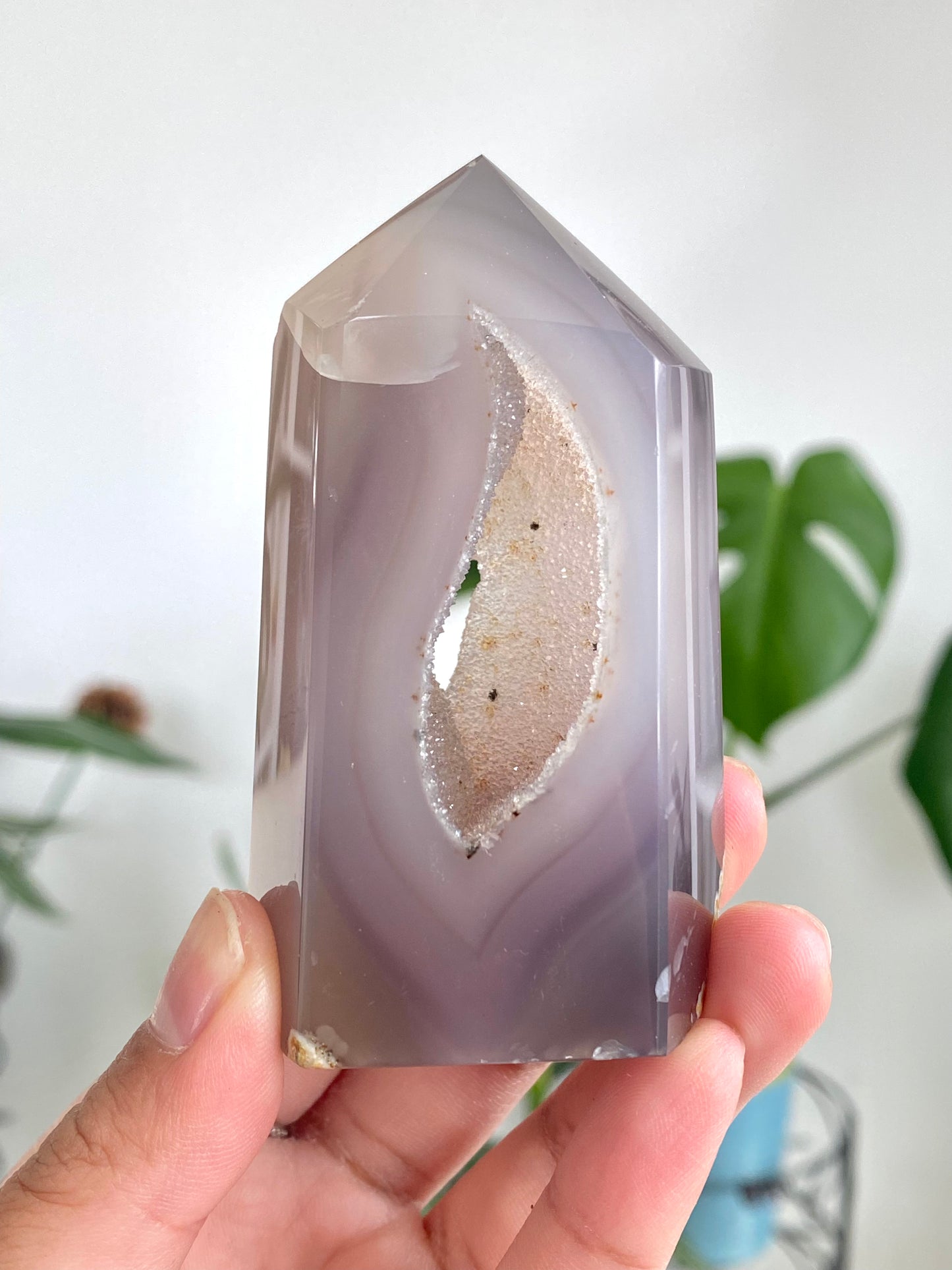 Druzy Agate Tower OCULUS