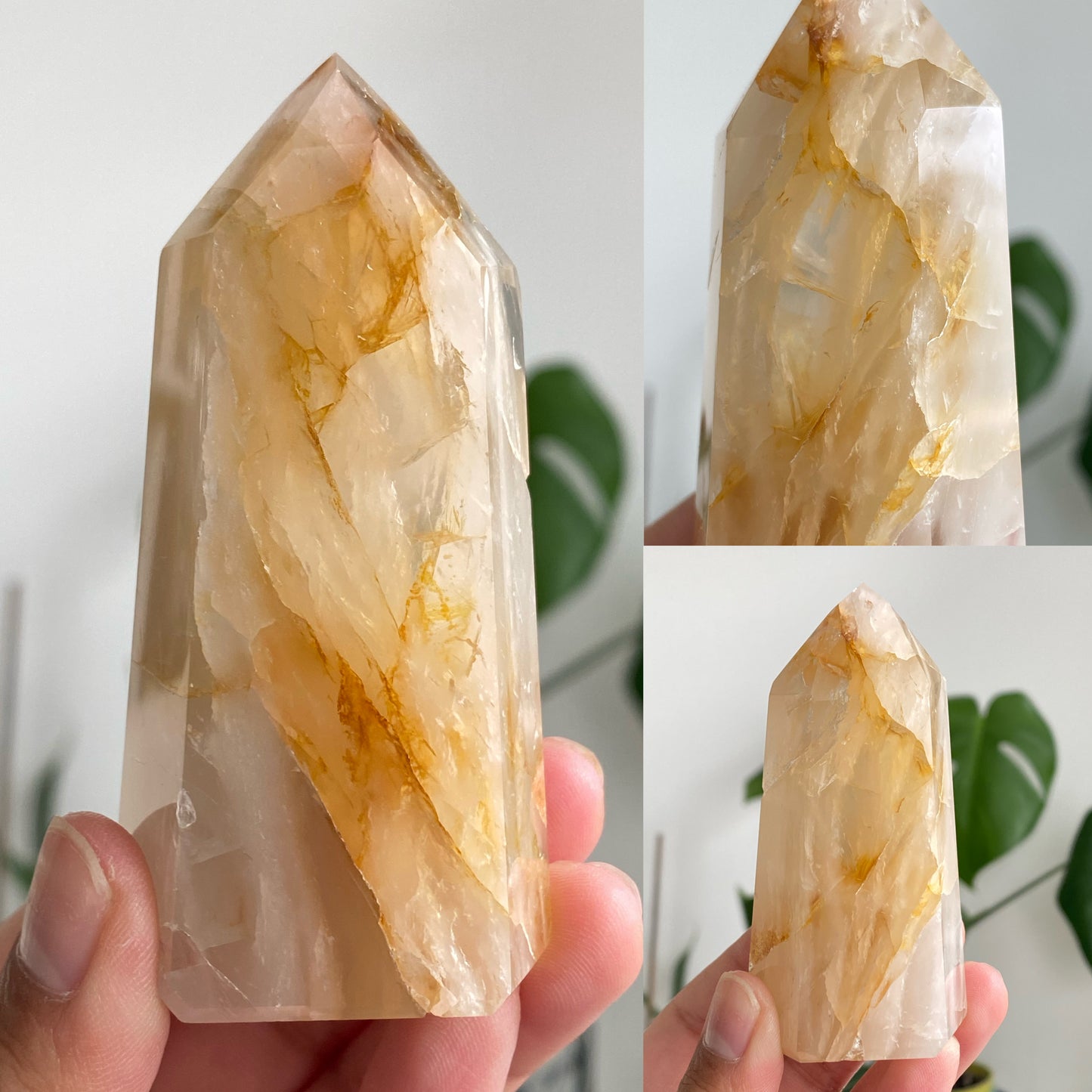 Golden Healer Quartz Towers