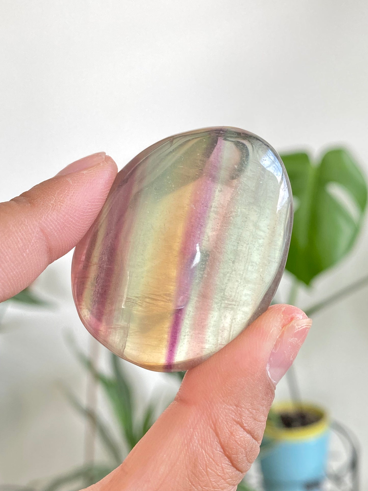 Candy Fluorite Palm Stones