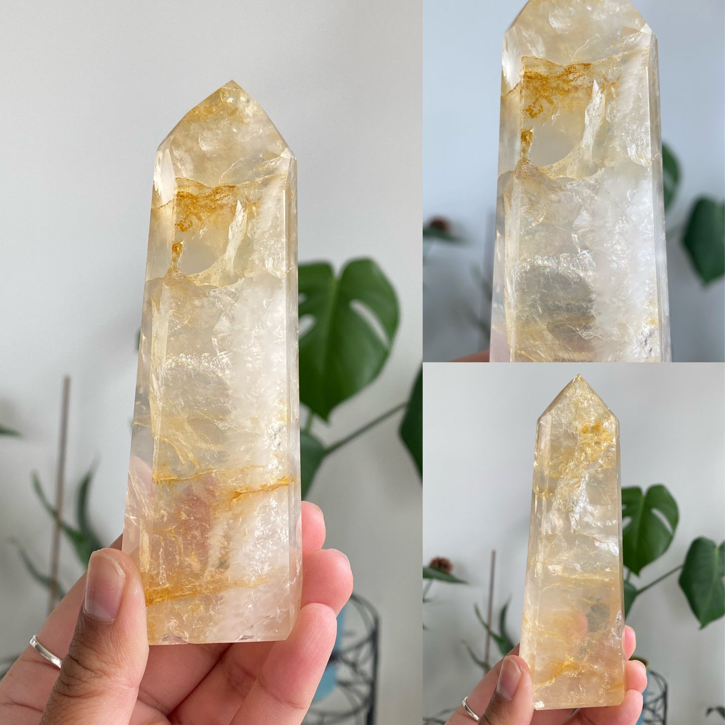 Golden Healer Quartz Towers