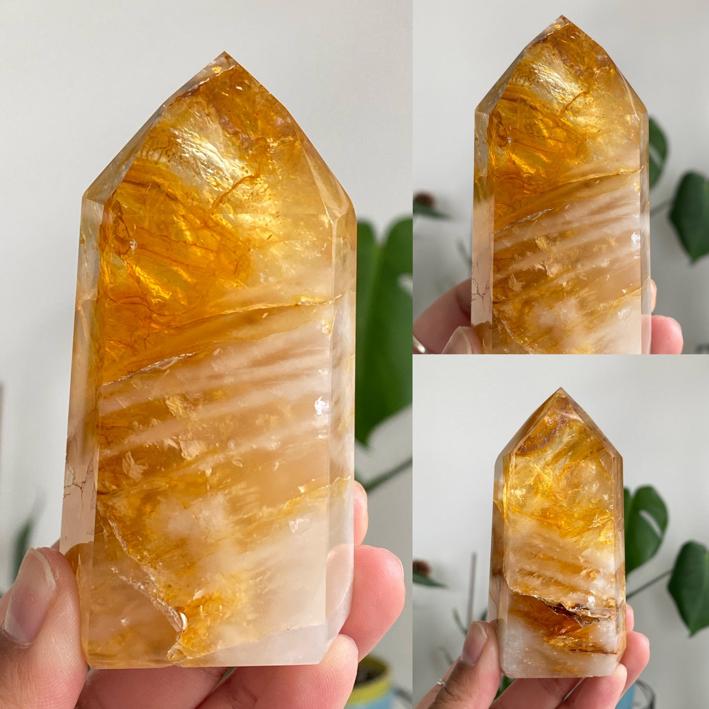 Golden Healer Quartz Towers