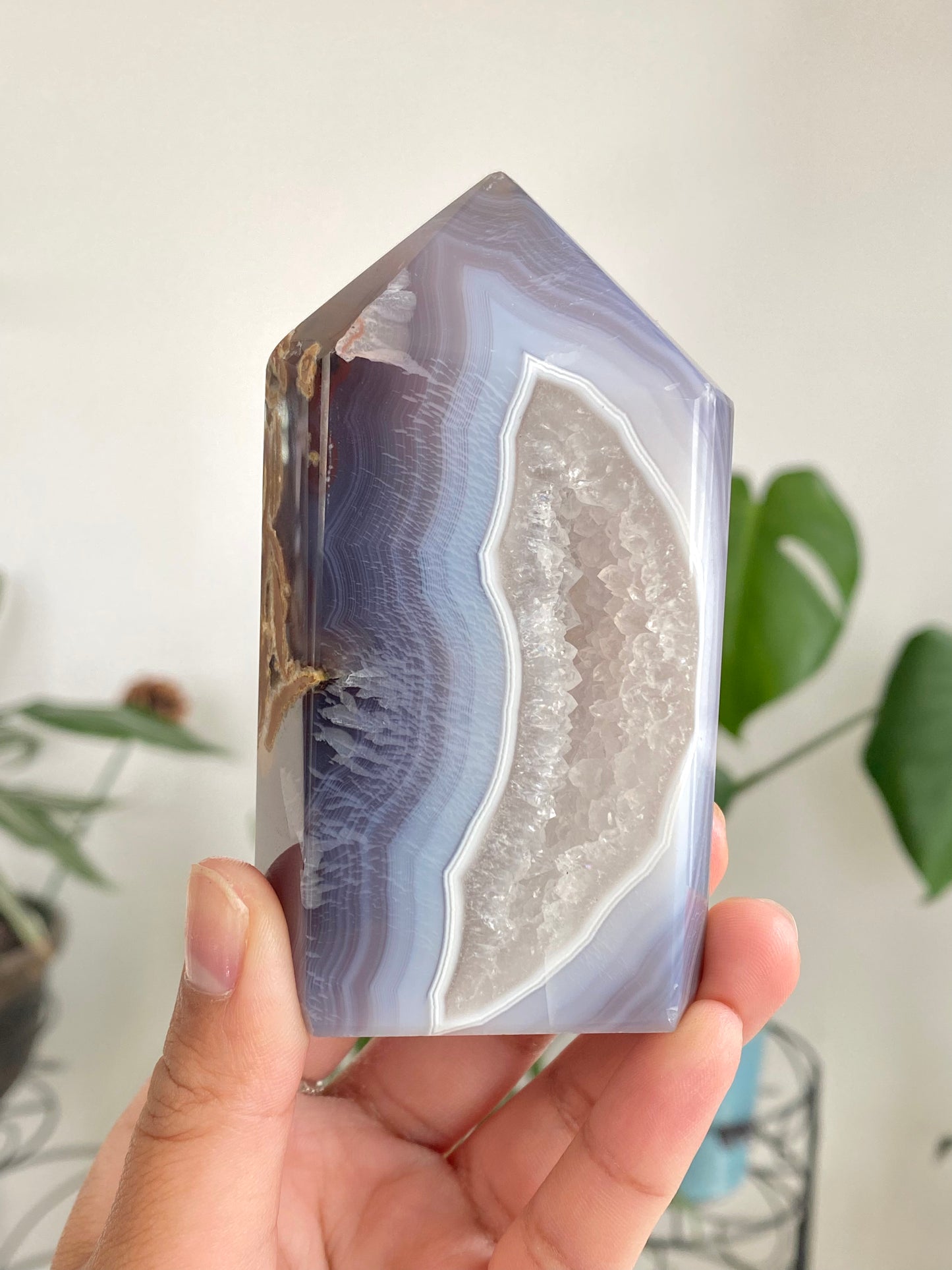 Druzy Agate Tower LUNA