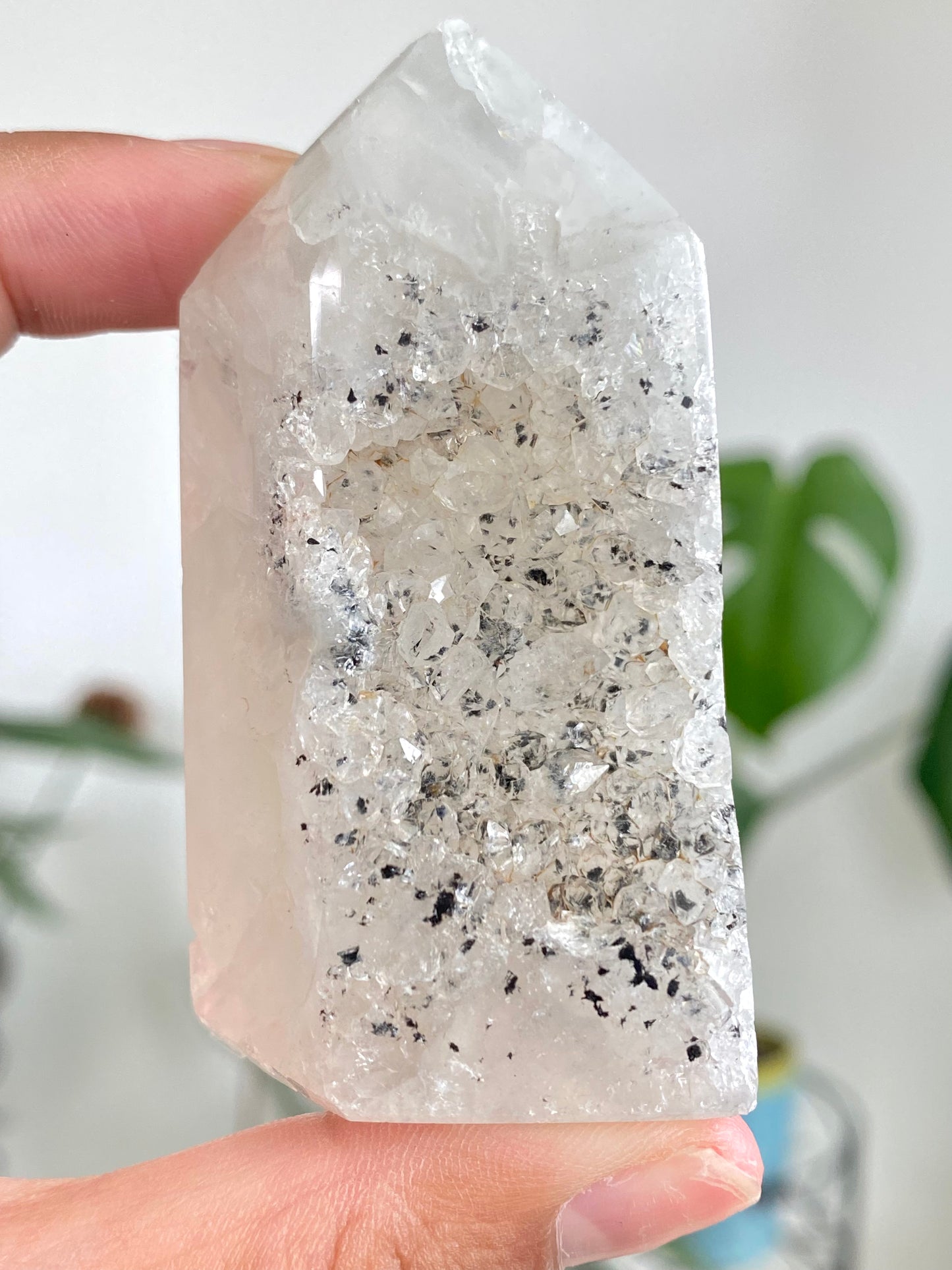 Druzy Agate Tower METEOR SHOWER