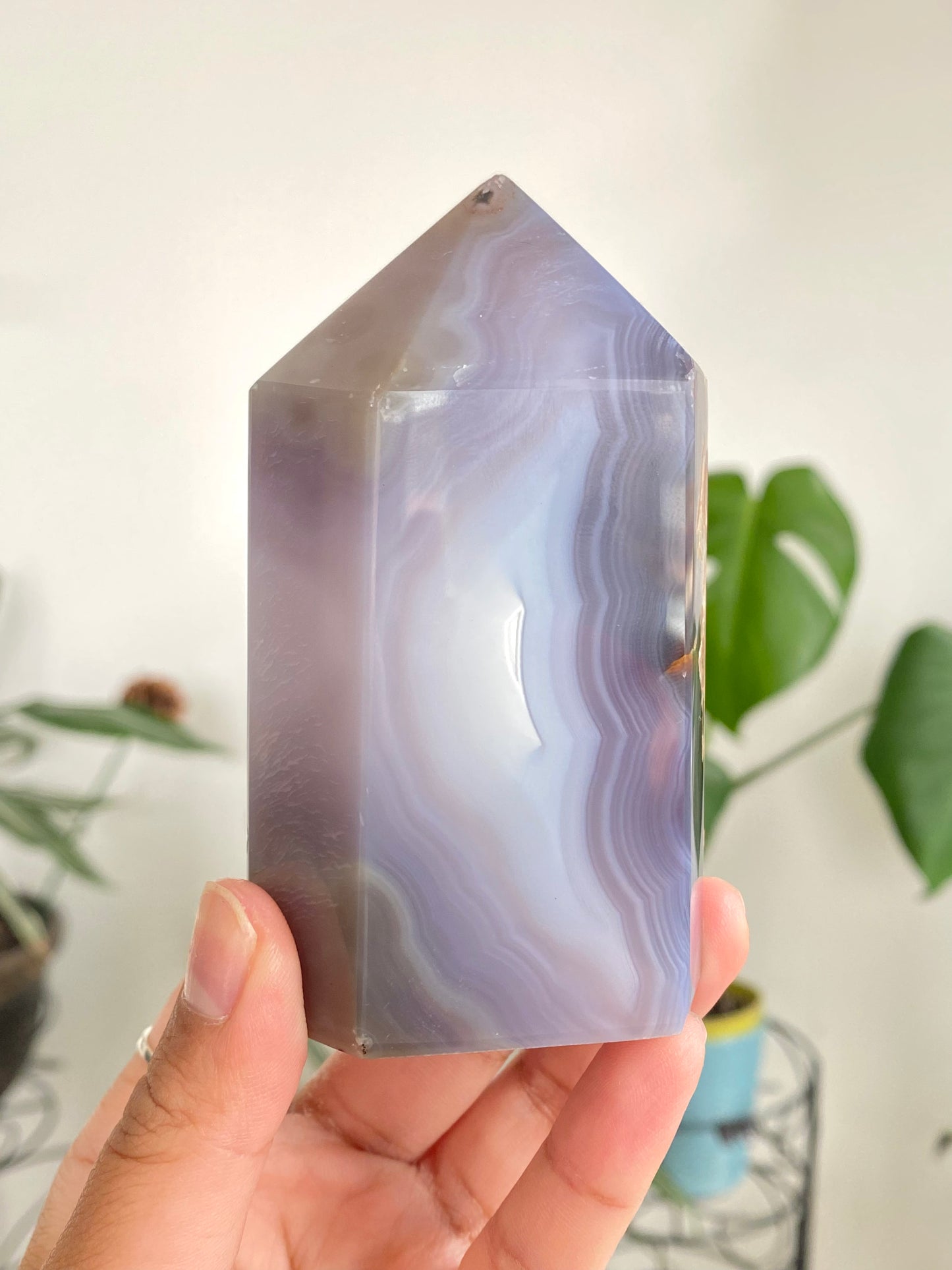 Druzy Agate Tower LUNA