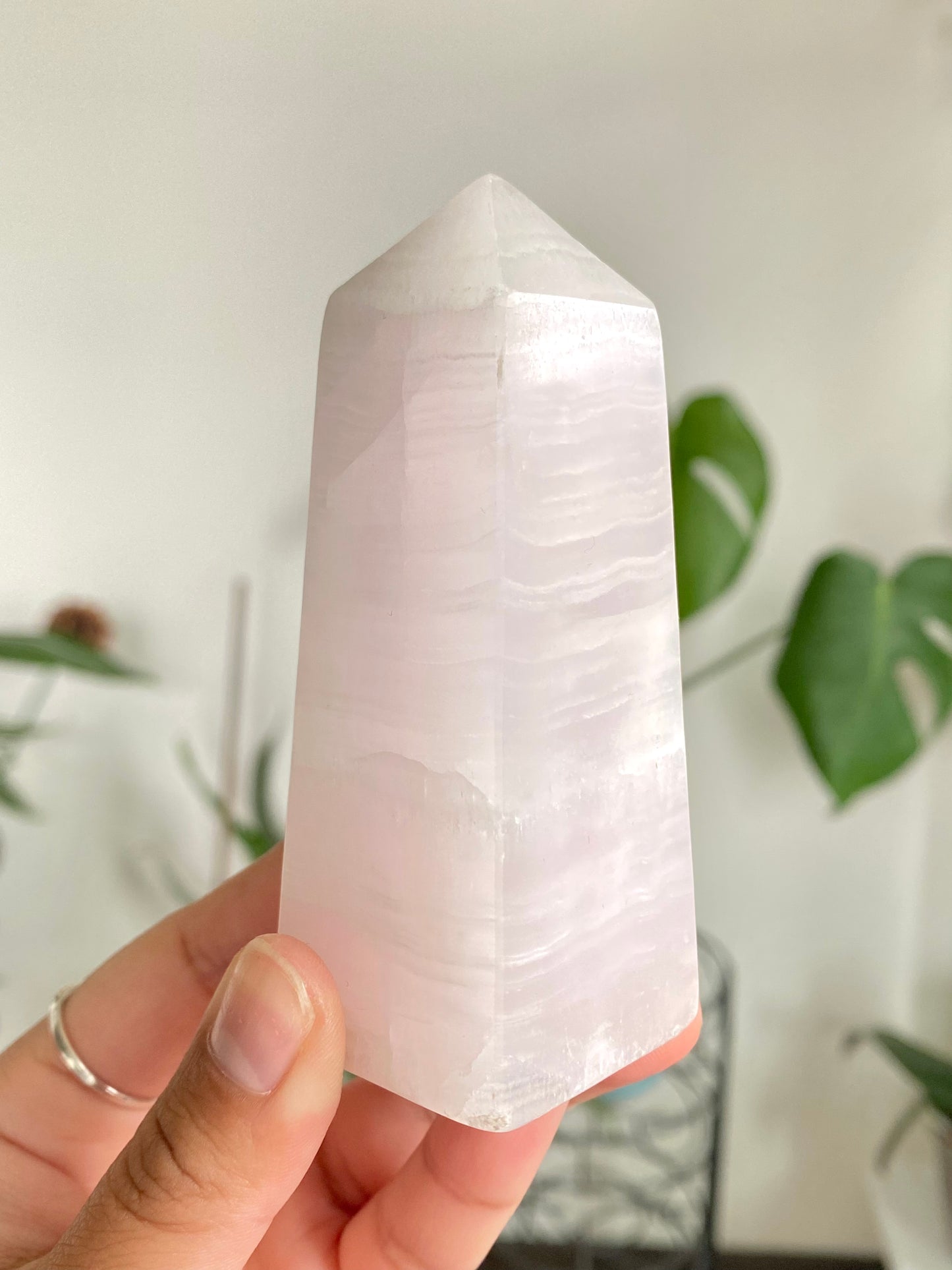 Pink Aragonite Obelisks