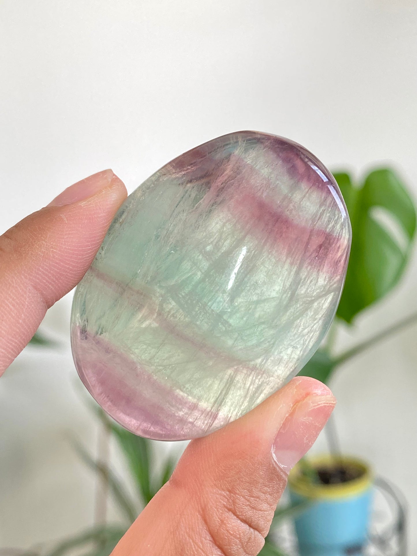 Candy Fluorite Palm Stones