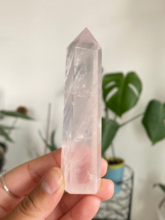 Gemmy Rose Quartz Towers