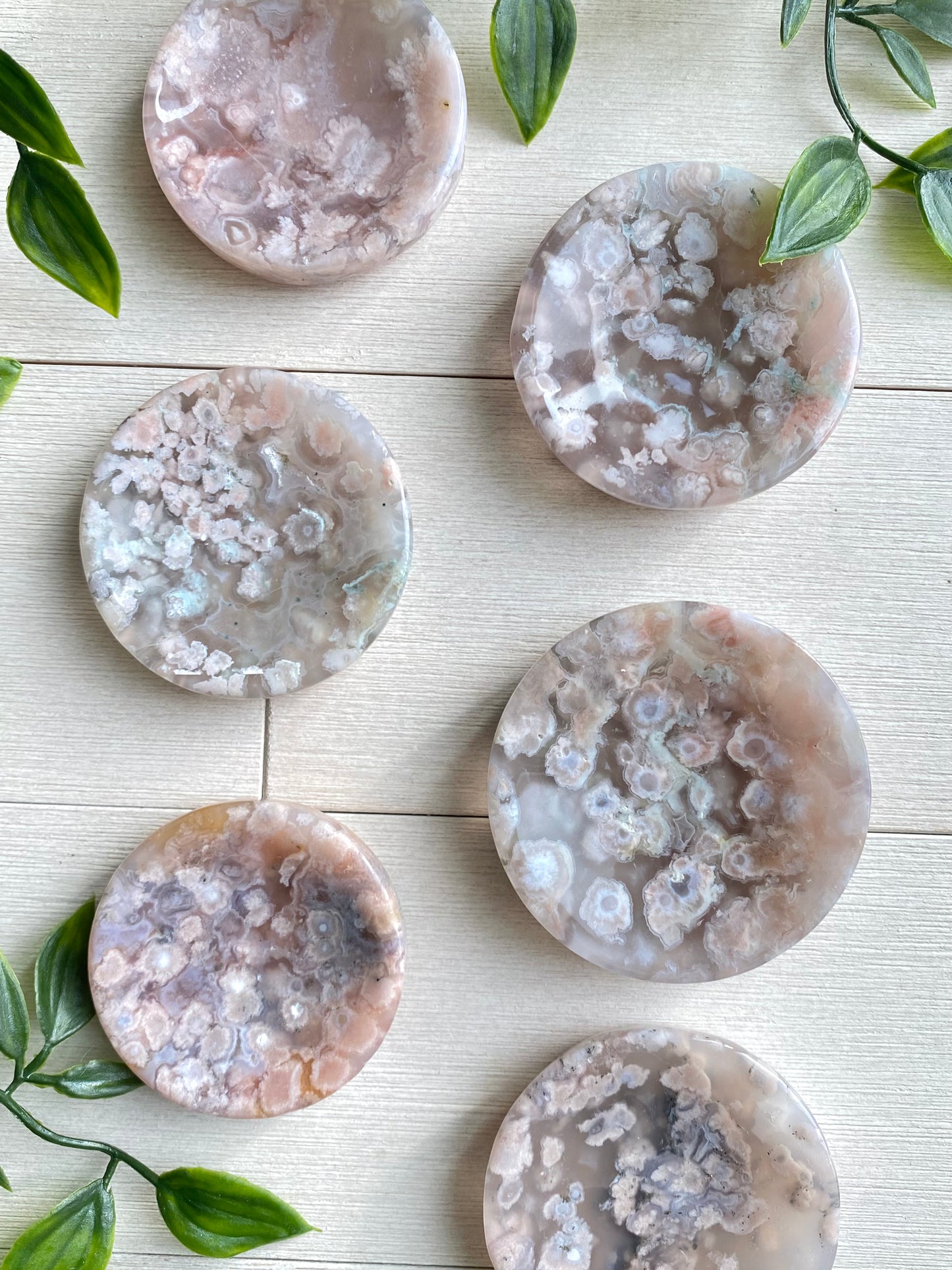 Flower Agate Mini Bowls