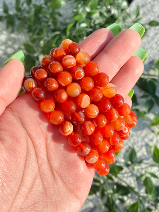 Carnelian Beaded Bracelets