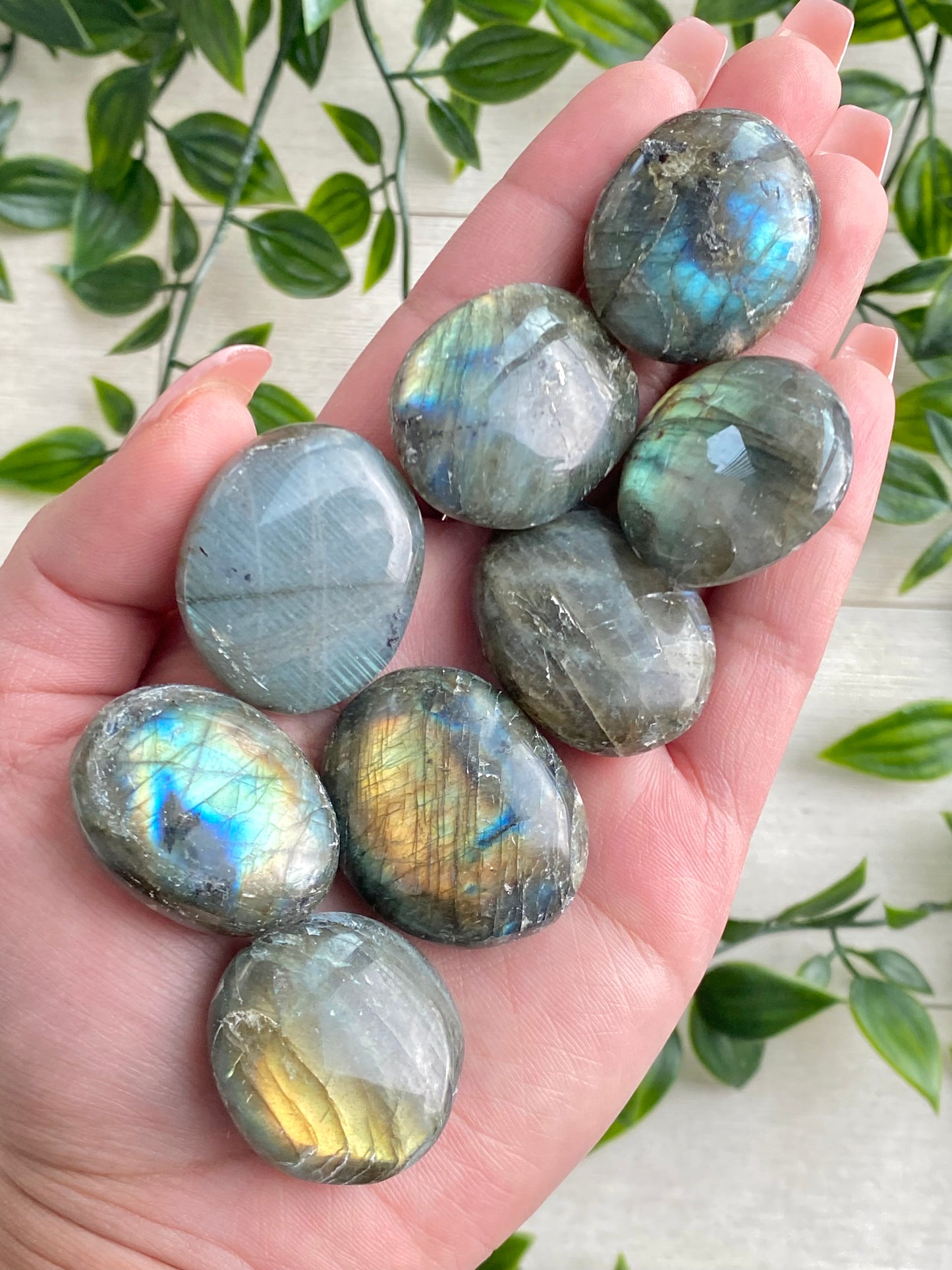 Flashy Labradorite Tumbles