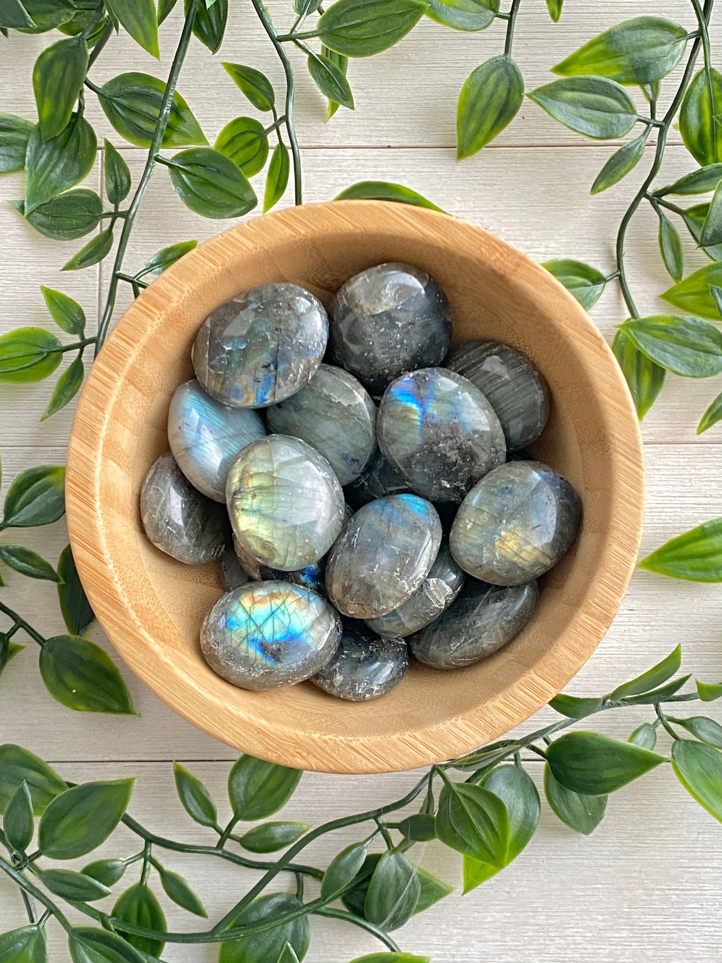 Flashy Labradorite Tumbles