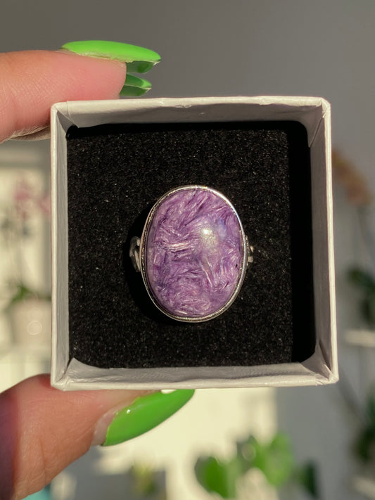 Charoite Rings (S925)