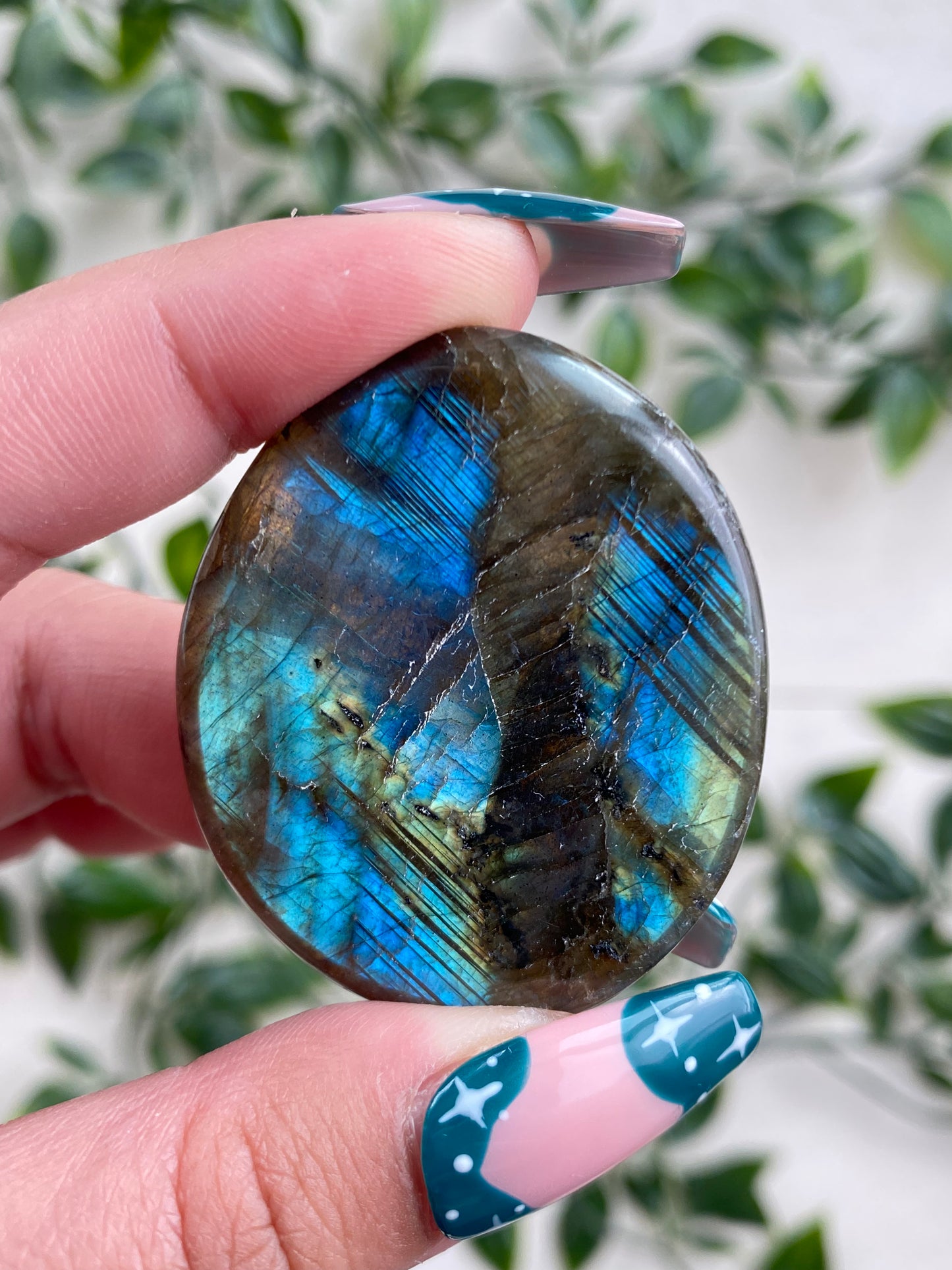 Flashy Labradorite Worry Stones