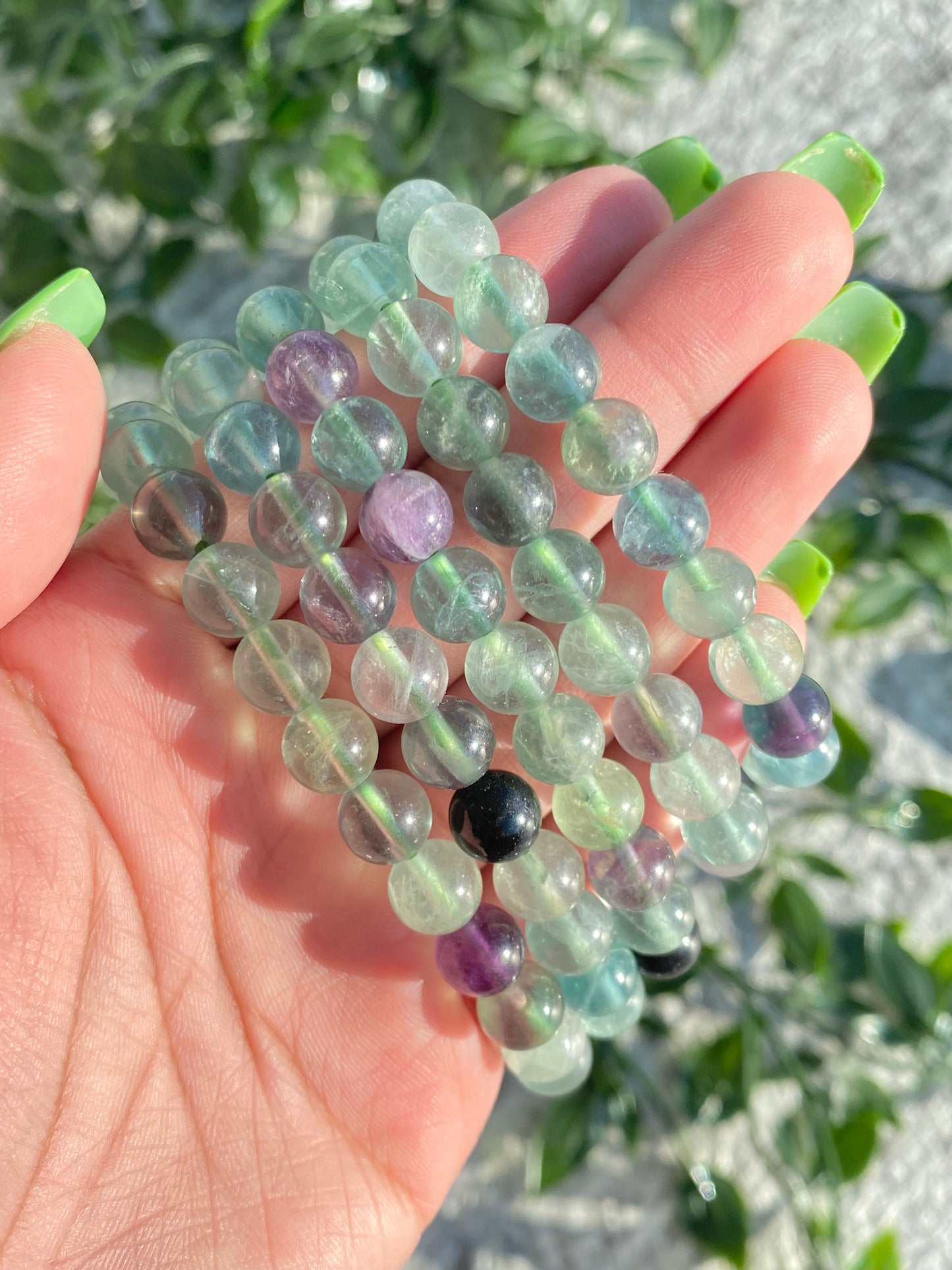 Fluorite Beaded Bracelets