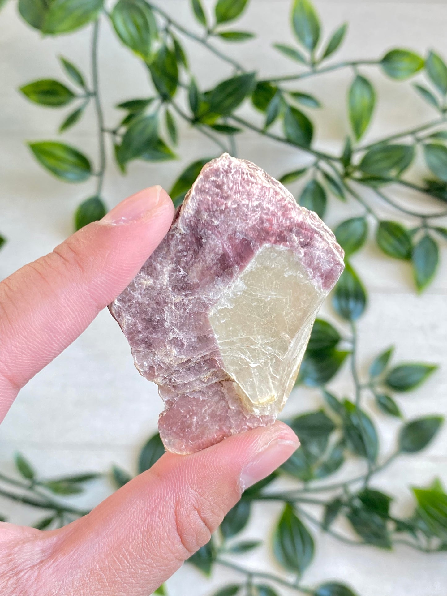 Bi-color Lepidolite Slabs