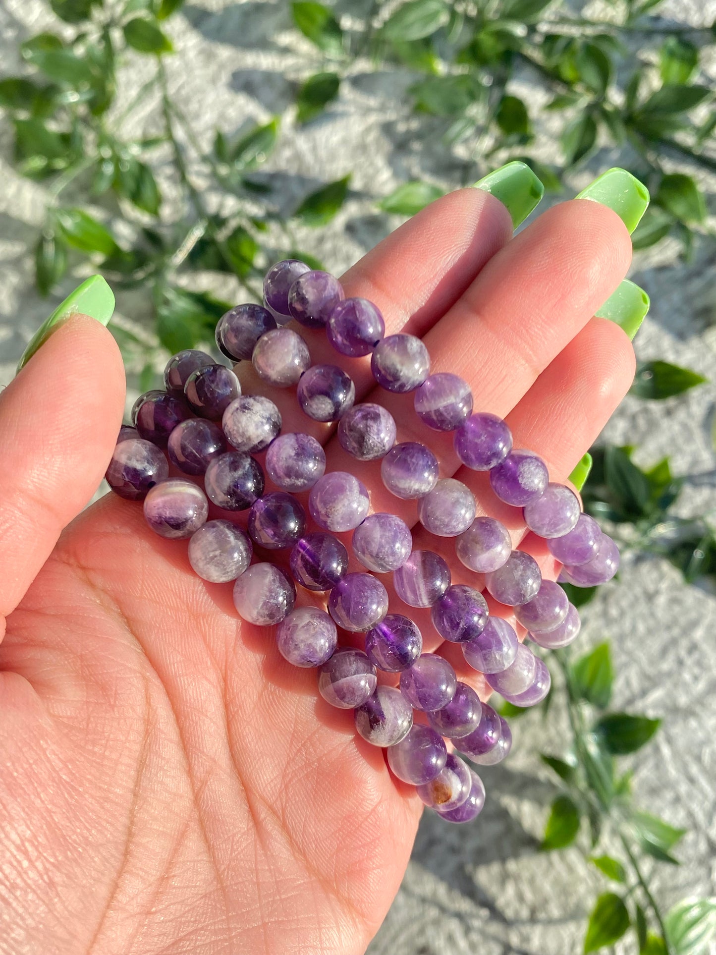 Amethyst Beaded Bracelet