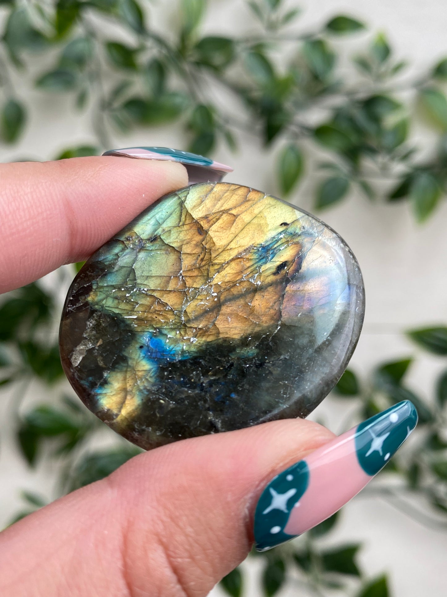 Flashy Labradorite Worry Stones