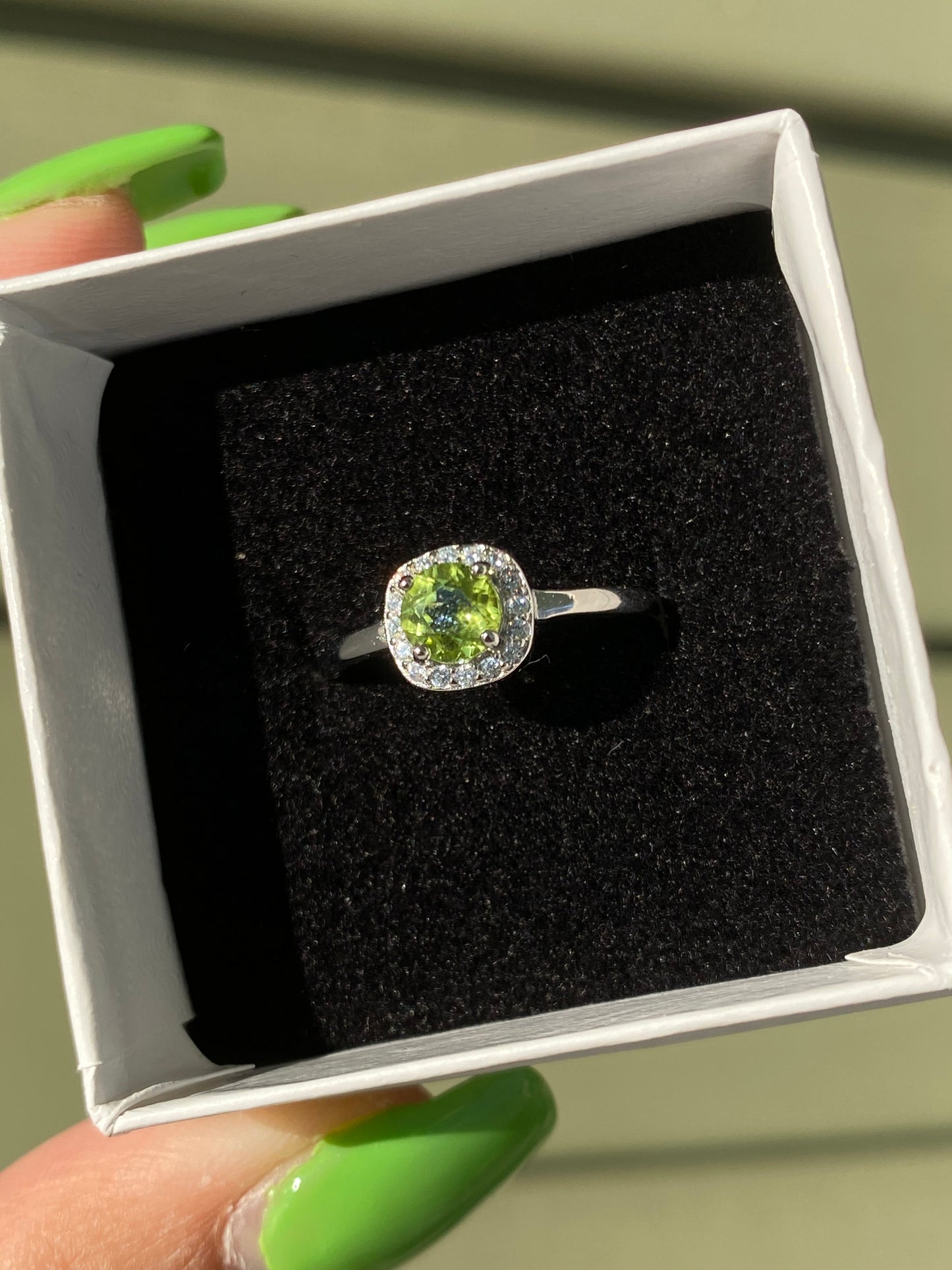 Peridot Rings Style 1 (S925)