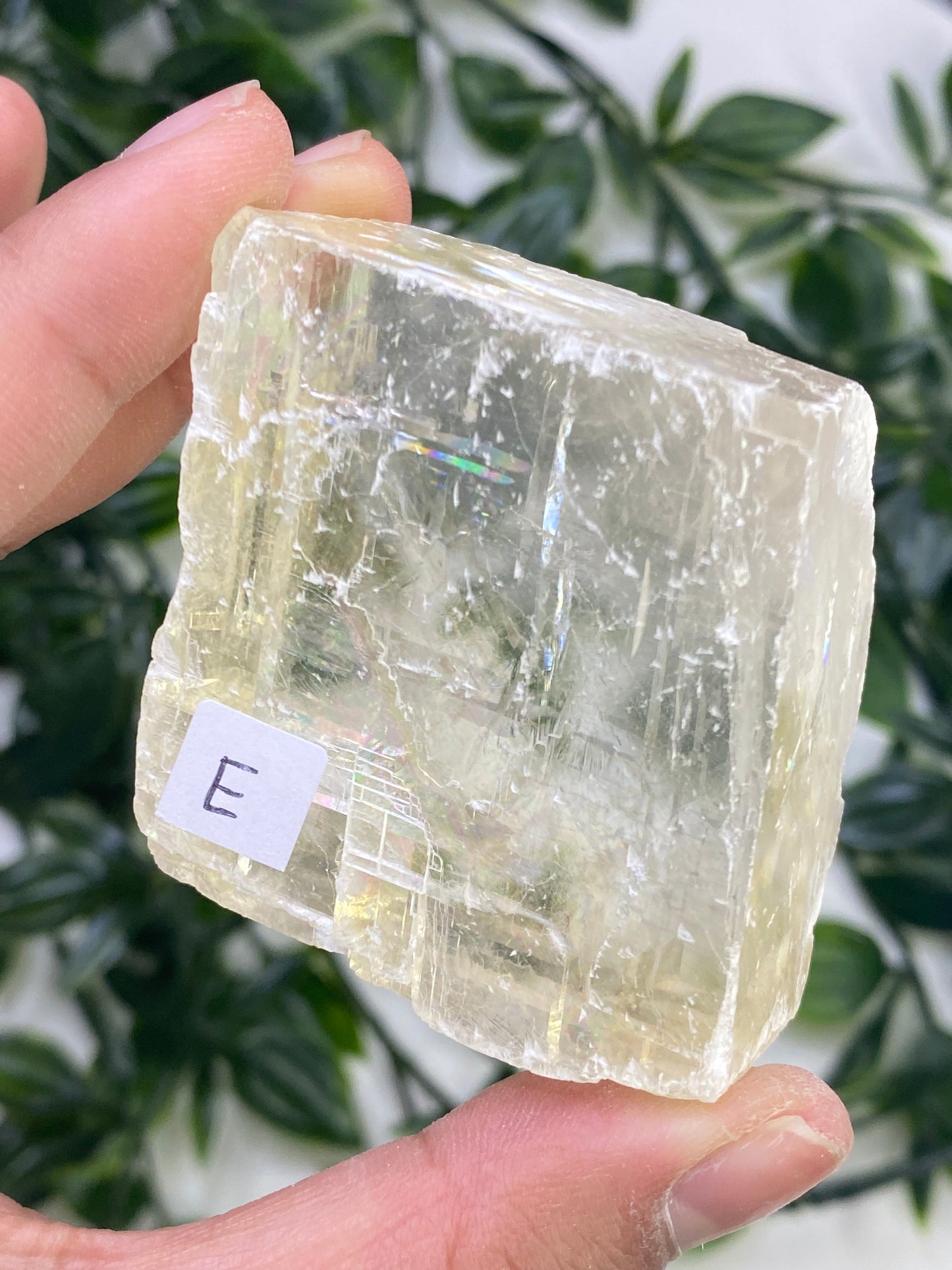 Raw Honey Optical Calcite Cubes