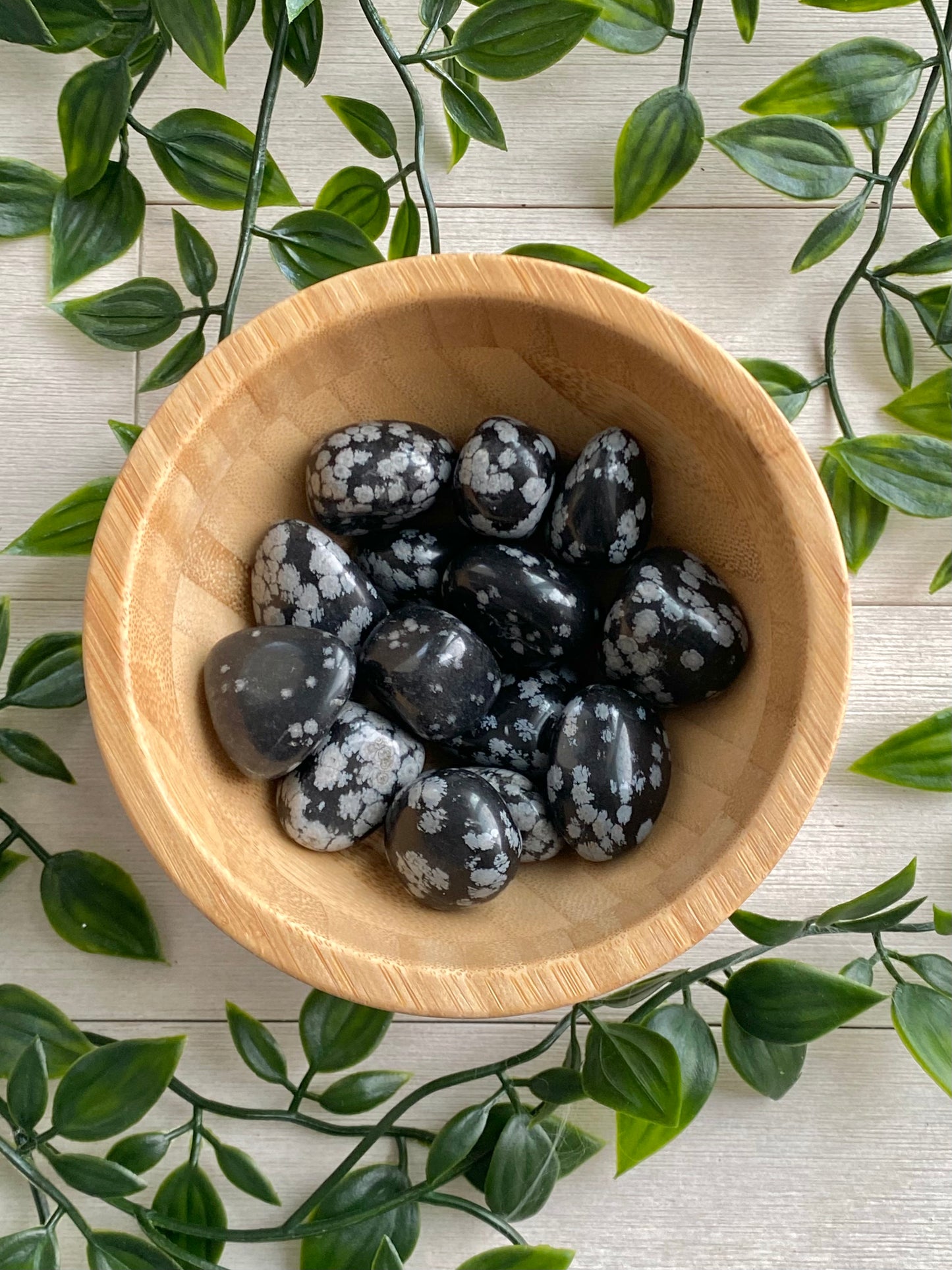 Snowflake Obsidian Tumbles