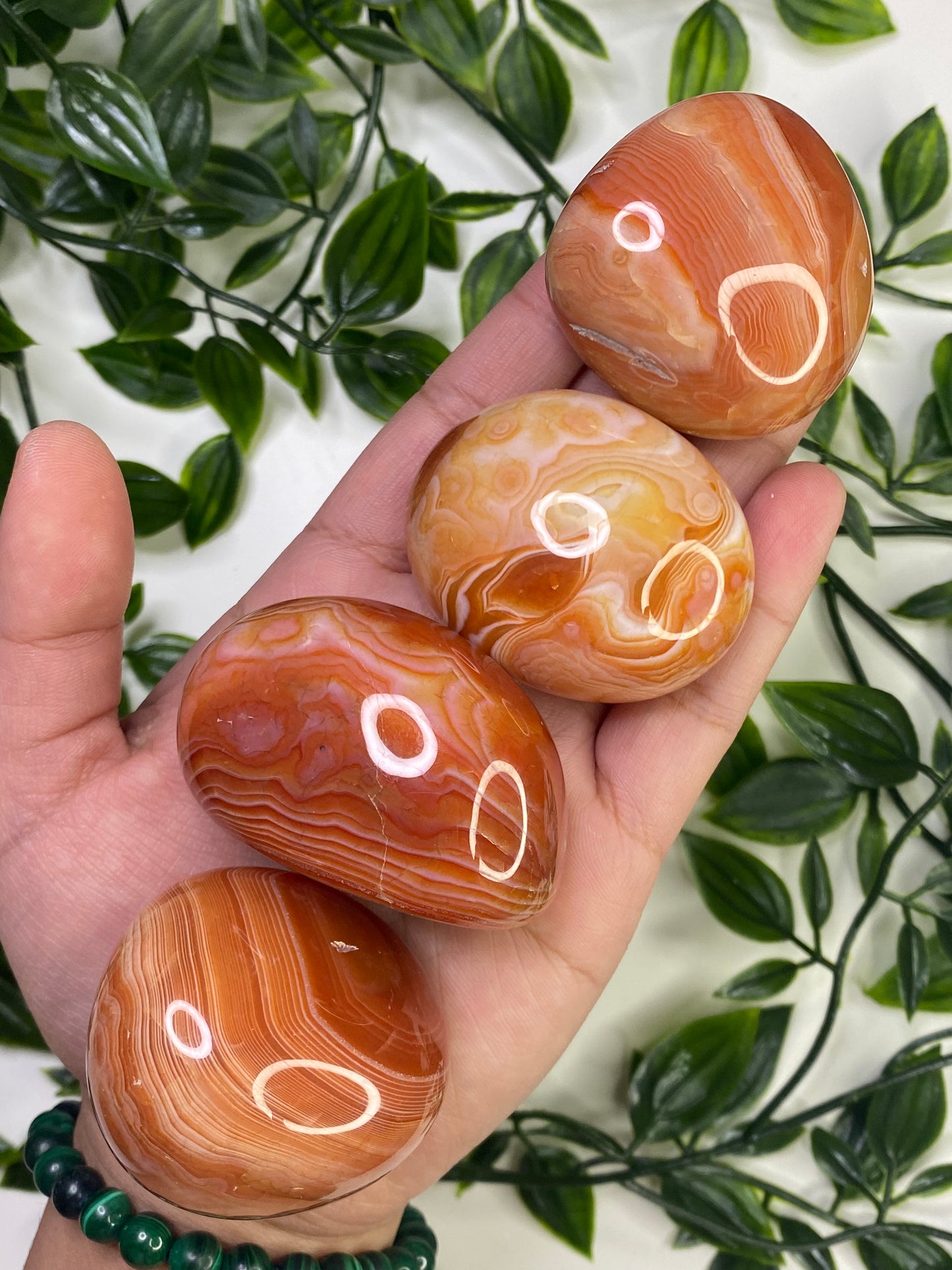 Sardonyx Palm Stones