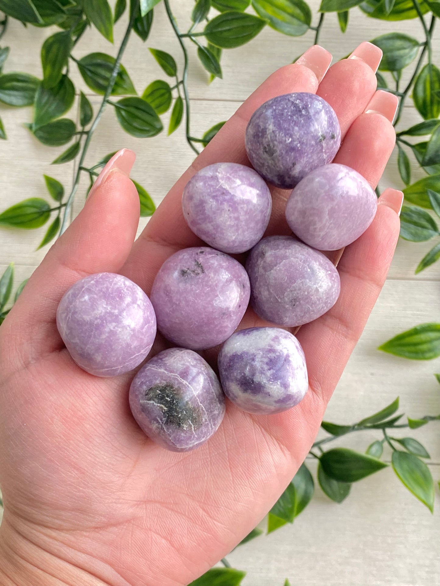 Lepidolite Tumbles