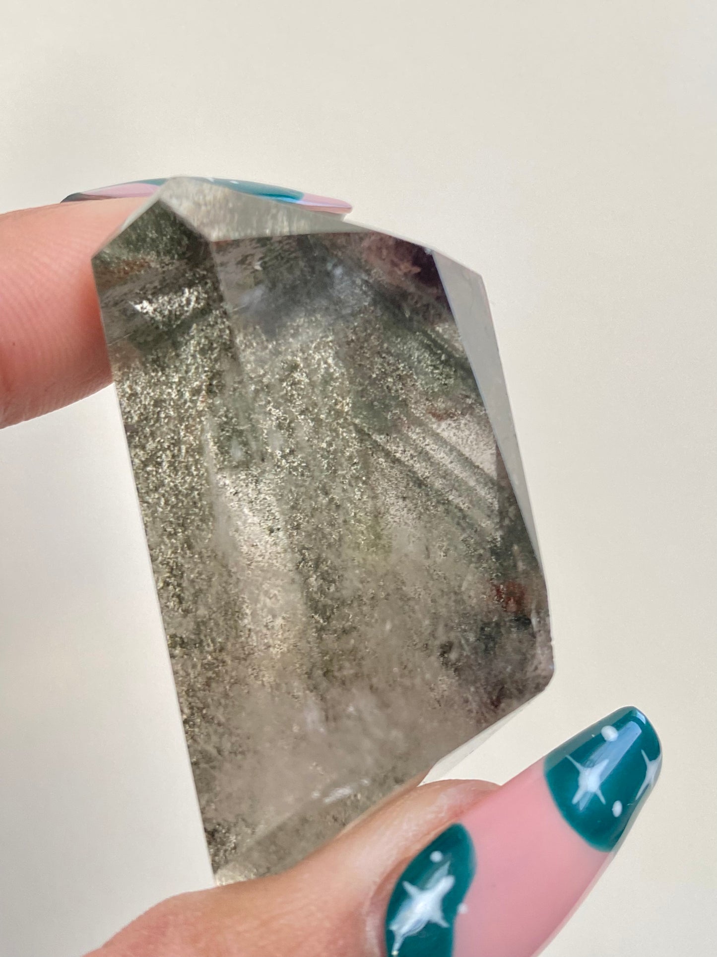 Green Chlorite Phantom Garden Quartz Freeform Q