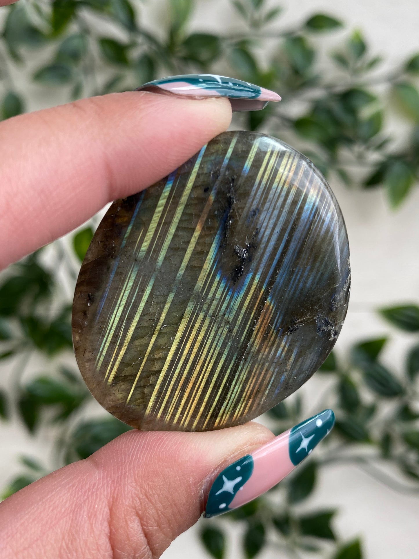 Flashy Labradorite Worry Stones