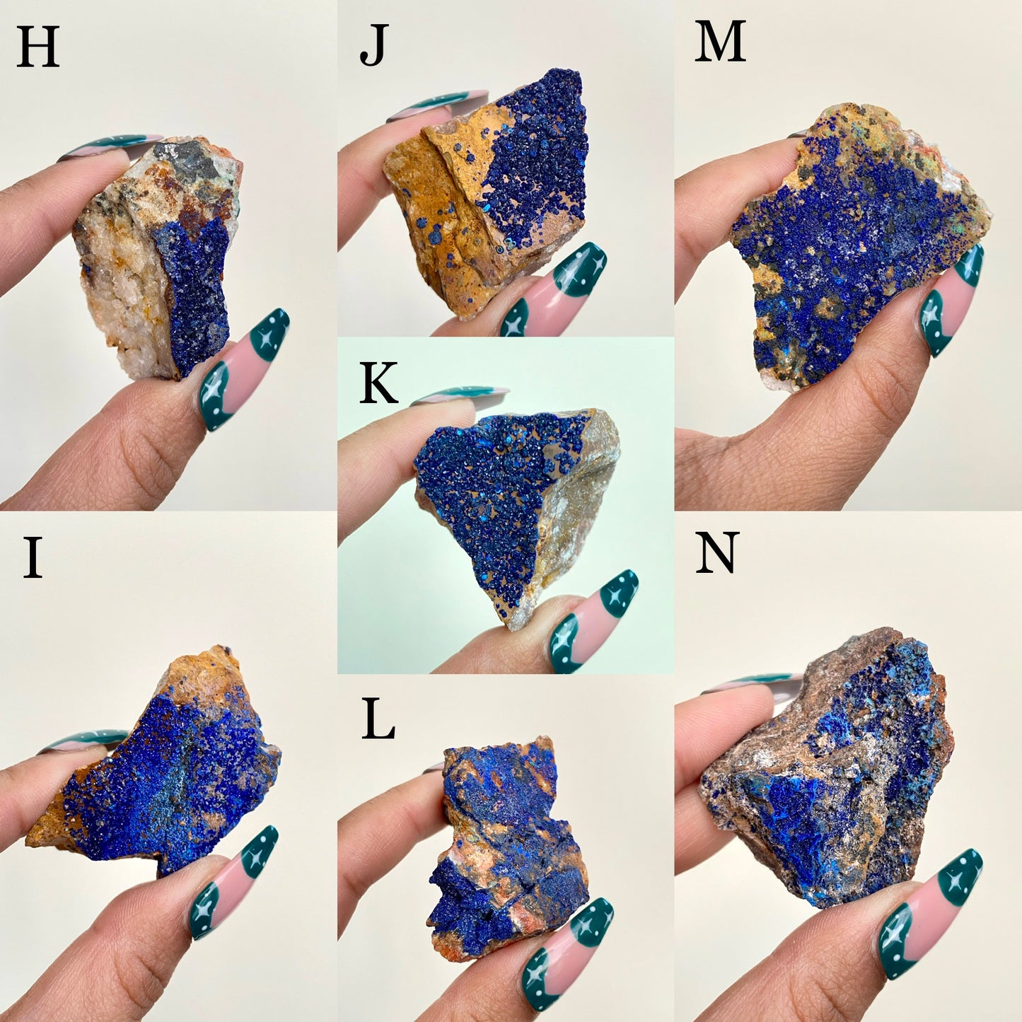 Moroccan Azurite Specimens