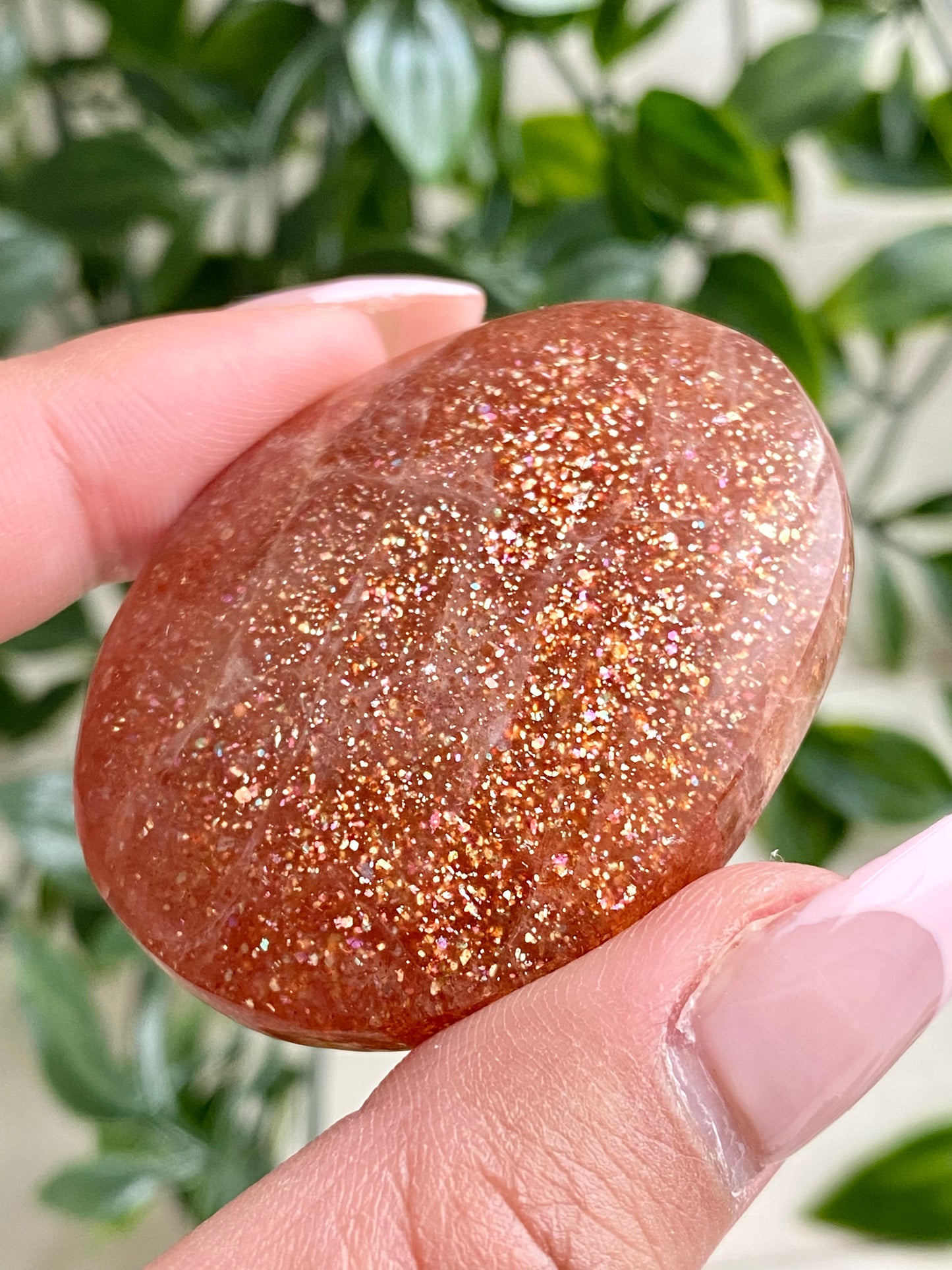 Small Sunstone Palm Stones