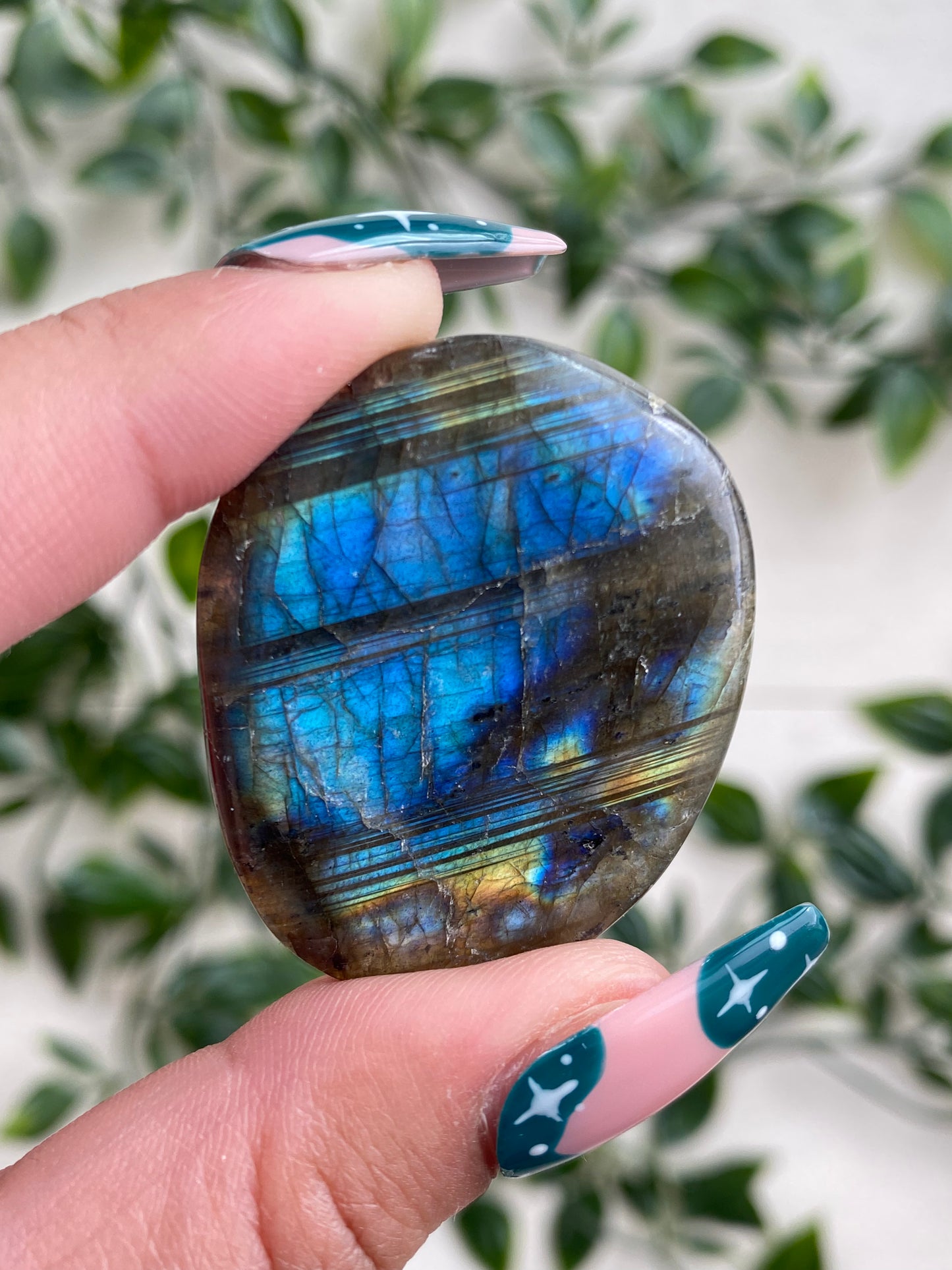 Flashy Labradorite Worry Stones