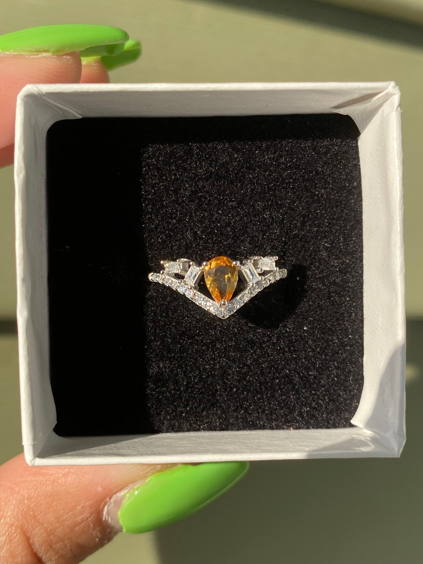 Citrine Rings (S925)